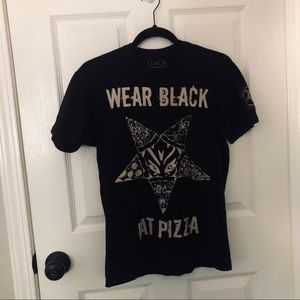 Unisex Blackcraft “Wear Black, Eat Pizza” Shirt